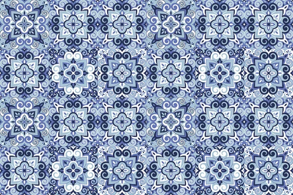 Azulejos Döşeme Vektörü Kusursuz Desen