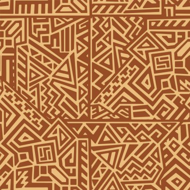 Yaratıcı geometrik vektör Dikişsiz desen