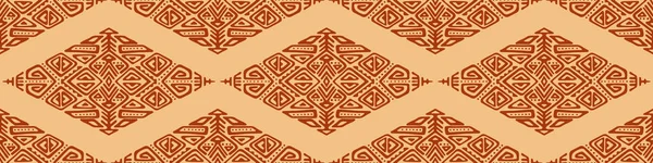 아프리카 민족 스타일 벡터 원활한 패턴 — 스톡 벡터