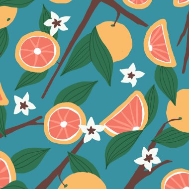 Renkli meyve temalı güzel ve zarif bir arkaplan