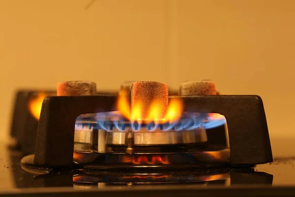 How Fire Gas — Stock Photo, Image