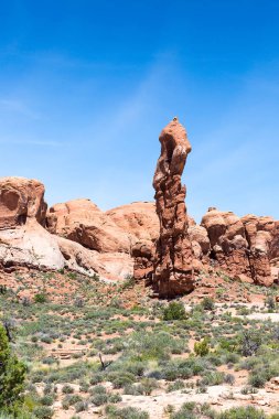 doğal kumtaşı oluşumu Arches National Park, Utah, ABD