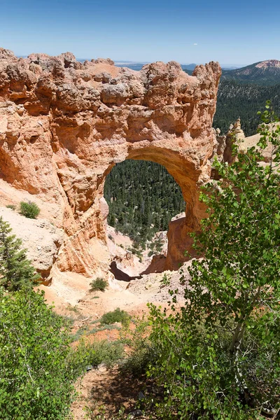 Arco Natural Rocas Sedimentarias Parque Nacional Bryce Canyon Utah — Foto de Stock