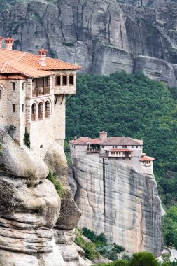Meteora manastırları kaya oluşumu ve peyzaj, Meteora, Yunanistan