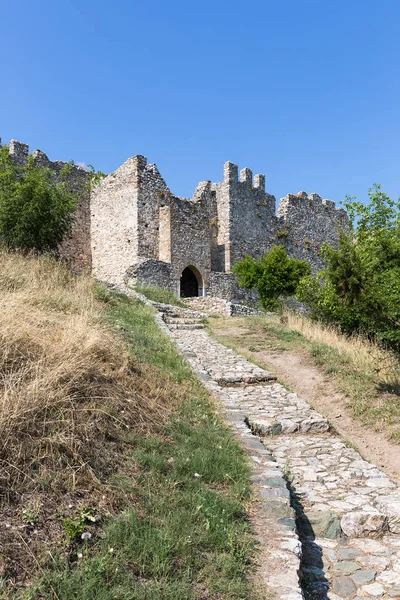 Entrada Castillo Platamon Grecia Europa — Foto de Stock