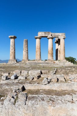 Apollon Tapınağı, antik Corinth, Yunanistan, Europe