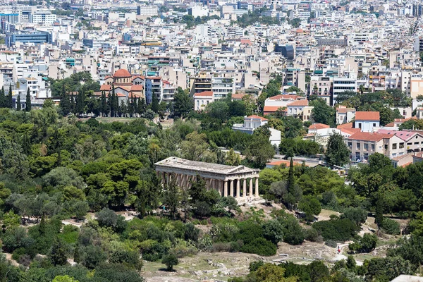 Vista Templo Hefesto Atenas Grecia Europa — Foto de Stock