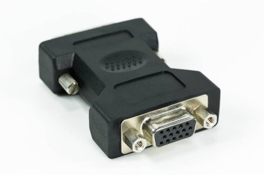 Beyaz arka plan üzerinde izole DVI uyarlamak için VGA