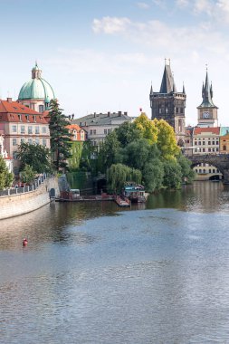 moldova nehir, Prague, Çek Cumhuriyeti, Avrupa tarihi manzarası