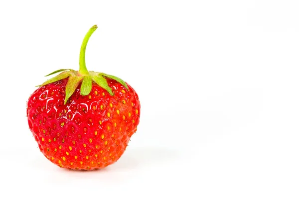 Fresh Strawberry Isolated White Background — Stock Photo, Image