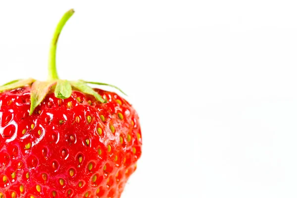 Fresh Strawberry Isolated White Background — Stock Photo, Image