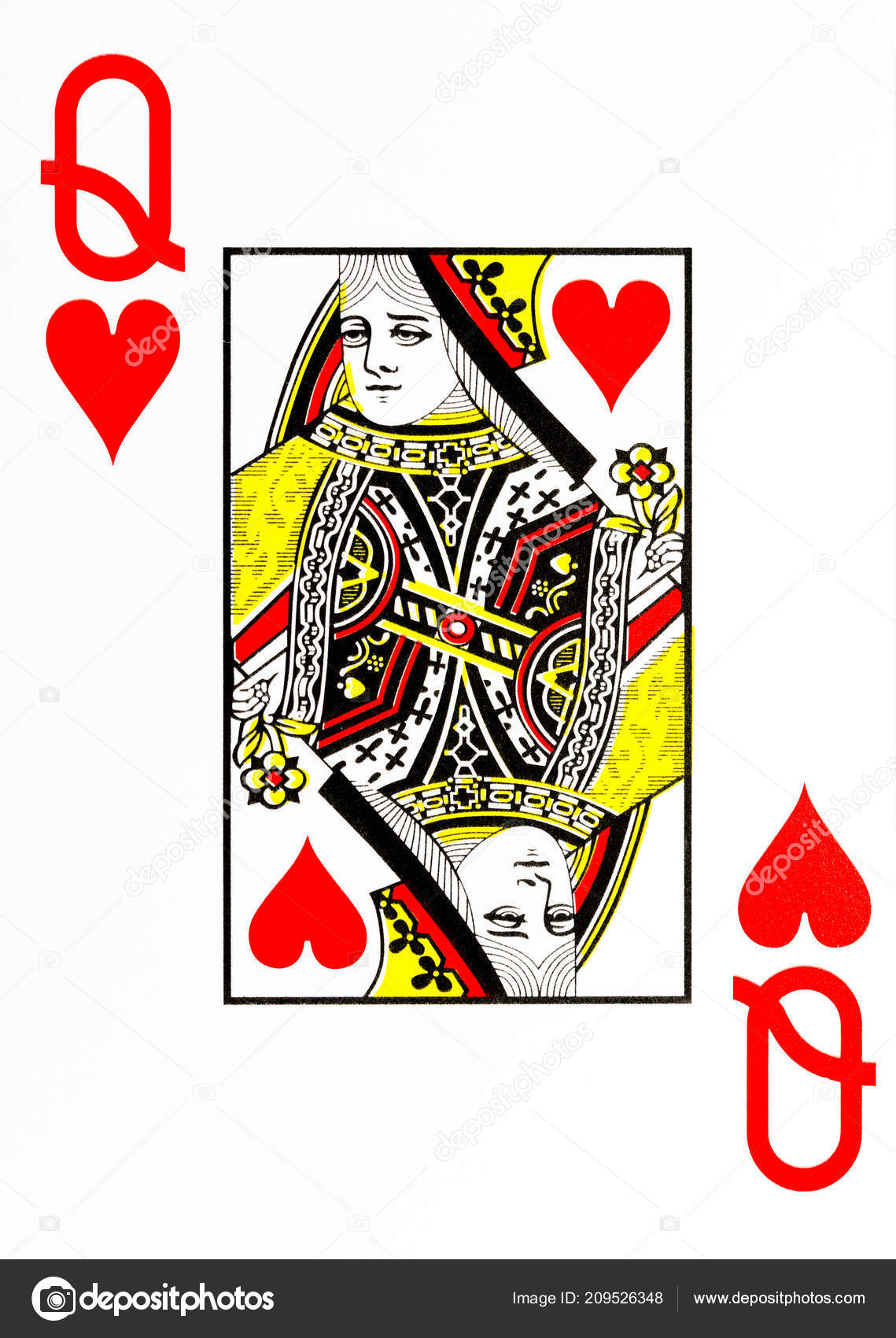 Large Index Playing Card Queen Hearts American Deck Stock Photo Image By C Henningmarquardt Large Index Playing Card Queen Hearts American Deck Stock Photo Image By C Henningmarquardt