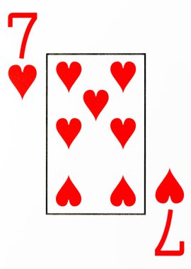 Kalpler Amerikan güverte büyük dizini oyun kartı 7