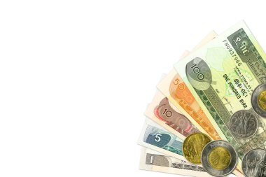 Bazı Etiyopya Birri banka banknot ve madeni paraların