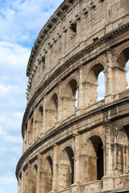 Colosseum, Amphitheatrum Novum, Amphitheatrum Flavium, Roma, İtalya, Avrupa mimari detay