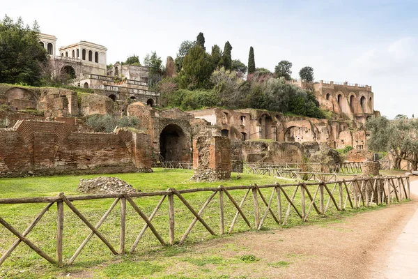 Roman Forum Roma Talya Avrupa Konusunda Antik Kalıntılar — Stok fotoğraf