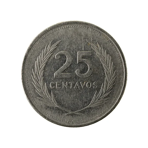 Salvadori Centavo Érme 1988 Előlapon Elszigetelt Fehér Background — Stock Fotó