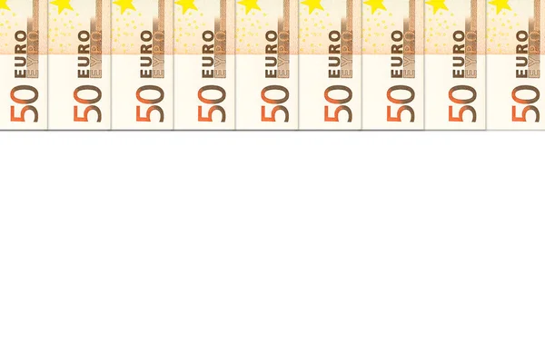 Cumulo Banconote Euro — Foto Stock