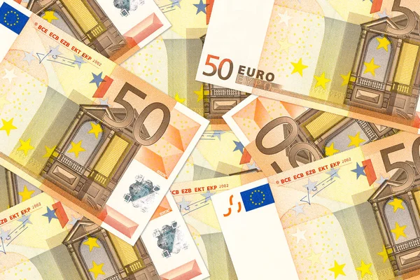 Quelque Billets Banque Euros — Photo