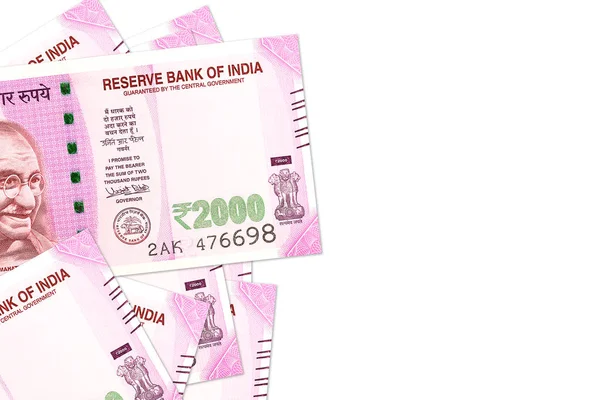 Niektóre Nowe 2000 Indyjski Rupia Banknoty — Zdjęcie stockowe