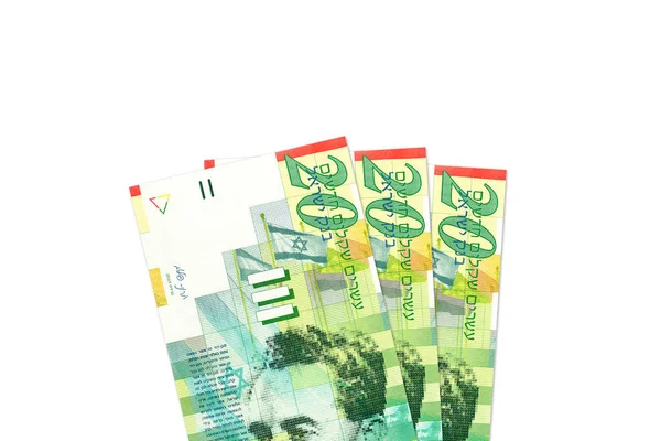 Einige Neue Israelische Schekel Banknoten — Stockfoto