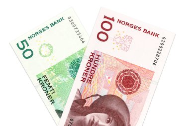 iki Norveç Kronu banka notları