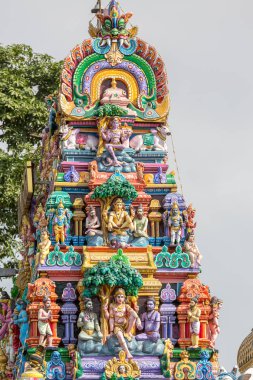 heykeller Arulmigu Kapaleeswarar Tapınağı, Chennai, Tamil Nadu, Hindistan