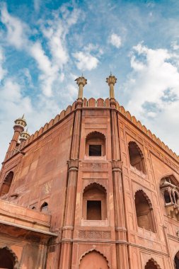 Jama Mescidi, Yeni Delhi, Hindistan ve cephe mimari detay