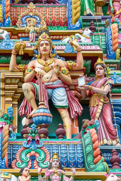 Detalle Del Templo Arulmigu Kapaleeswarar Chennai Tamil Nadu India — Foto de Stock