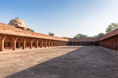 Akbar'ın at istikrarlı, Fatehpur Sikri, Uttar Pradesh, Hindistan