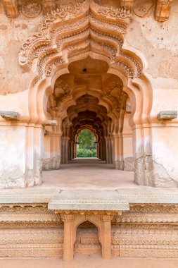 geçit Mahal Lotus, Hampi, Karnataka, Hindistan