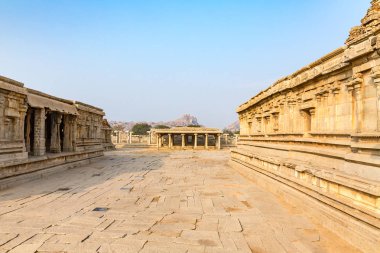 Vitthala Tapınağı gopuram, Hampi, Karnataka, Hindistan