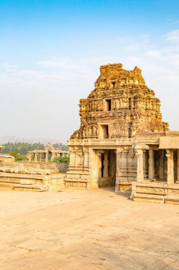 Vitthala Tapınağı gopuram, Hampi, Karnataka, Hindistan