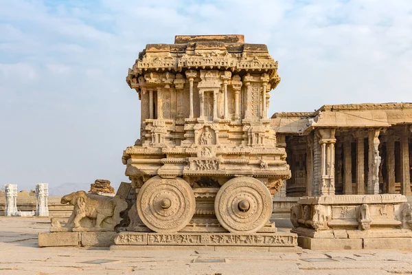 Garuda Carro Piedra Hampi Karnataka India — Foto de Stock