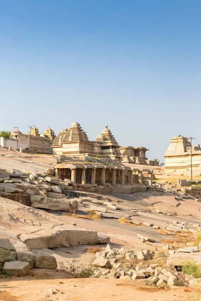 Templi Hemakuta Hill Hampi Karnataka India — Foto Stock