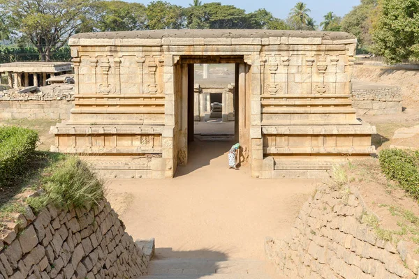 Tempio Prasanna Virupaksha Tempio Sotterraneo Hampi Karnataka India — Foto Stock