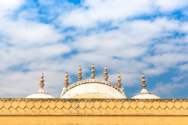 Çatı Teras Nahargarh Fort, Jaipur, Rajasthan, Hindistan