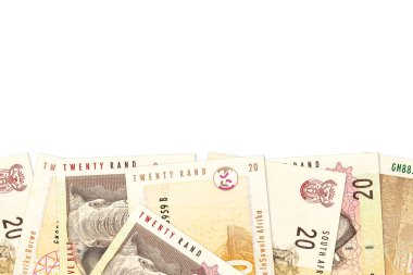 Bazı 20 Güney Afrika rand banknotlar ile boşaltmak
