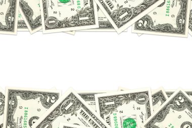 Bize dolarlık banknot yığını