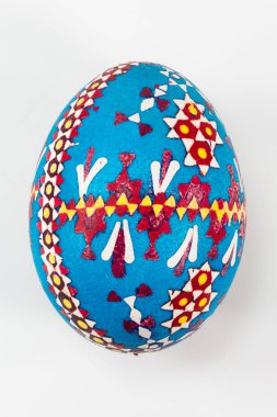 renkli geleneksel Alman Paskalya yortusu yumurta Paskalya için özel boyalı