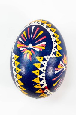 renkli geleneksel Alman Paskalya yortusu yumurta Paskalya için özel boyalı