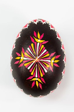 renkli geleneksel Alman Paskalya yortusu yumurta Paskalya için özel boyalı