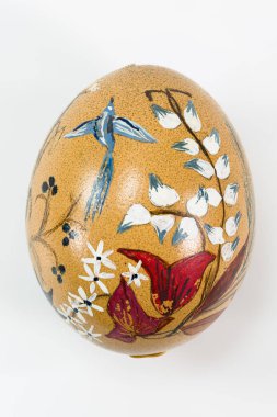 renkli geleneksel Alman Paskalya yortusu yumurta Paskalya için özel boyalı