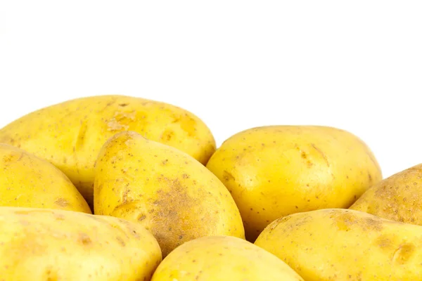 Potatis Isolerad Vit Bakgrund — Stockfoto
