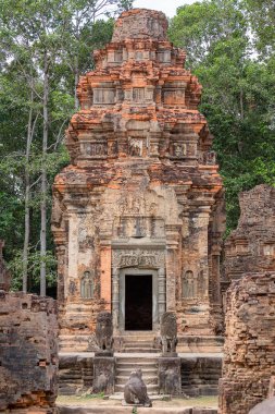 pancharam Kulesi Preah Ko Tapınağı, Siem Reap, Kamboçya, Asya