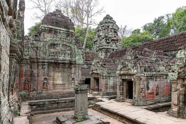 Oude Resten Van Preah Khan Tempel Siem Reap Cambodia Asia — Stockfoto