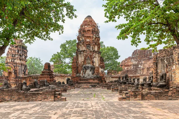 Wat Phra Mahatat Ayutthaya Thailand Asia — Stockfoto