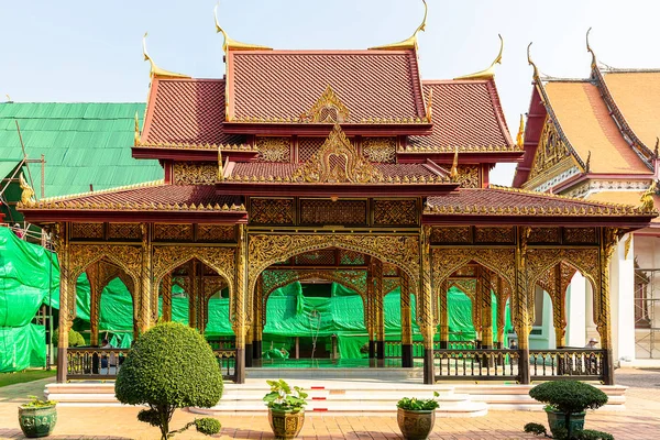 Thai pavilion at Bangkok National Museum, Bangkok, Thailand, Asia