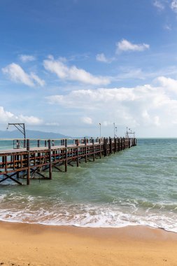 Mae Nam iskelede Ko Samui Adası, Tayland, Asya