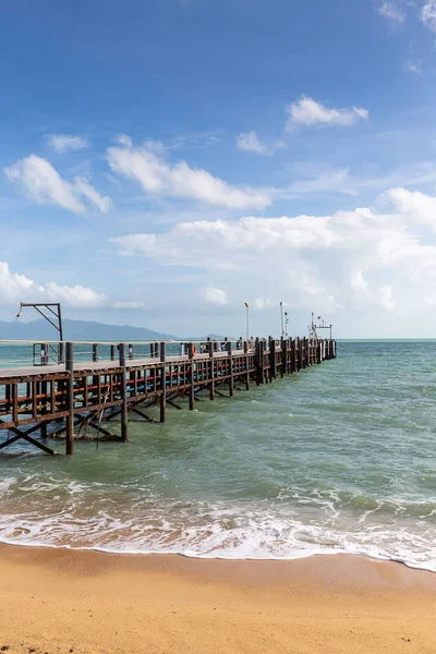 Mae Nam Pier Sur Île Samui Thaïlande Asie — Photo